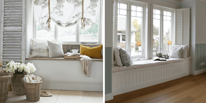 Knus hoekje in de vensterbank